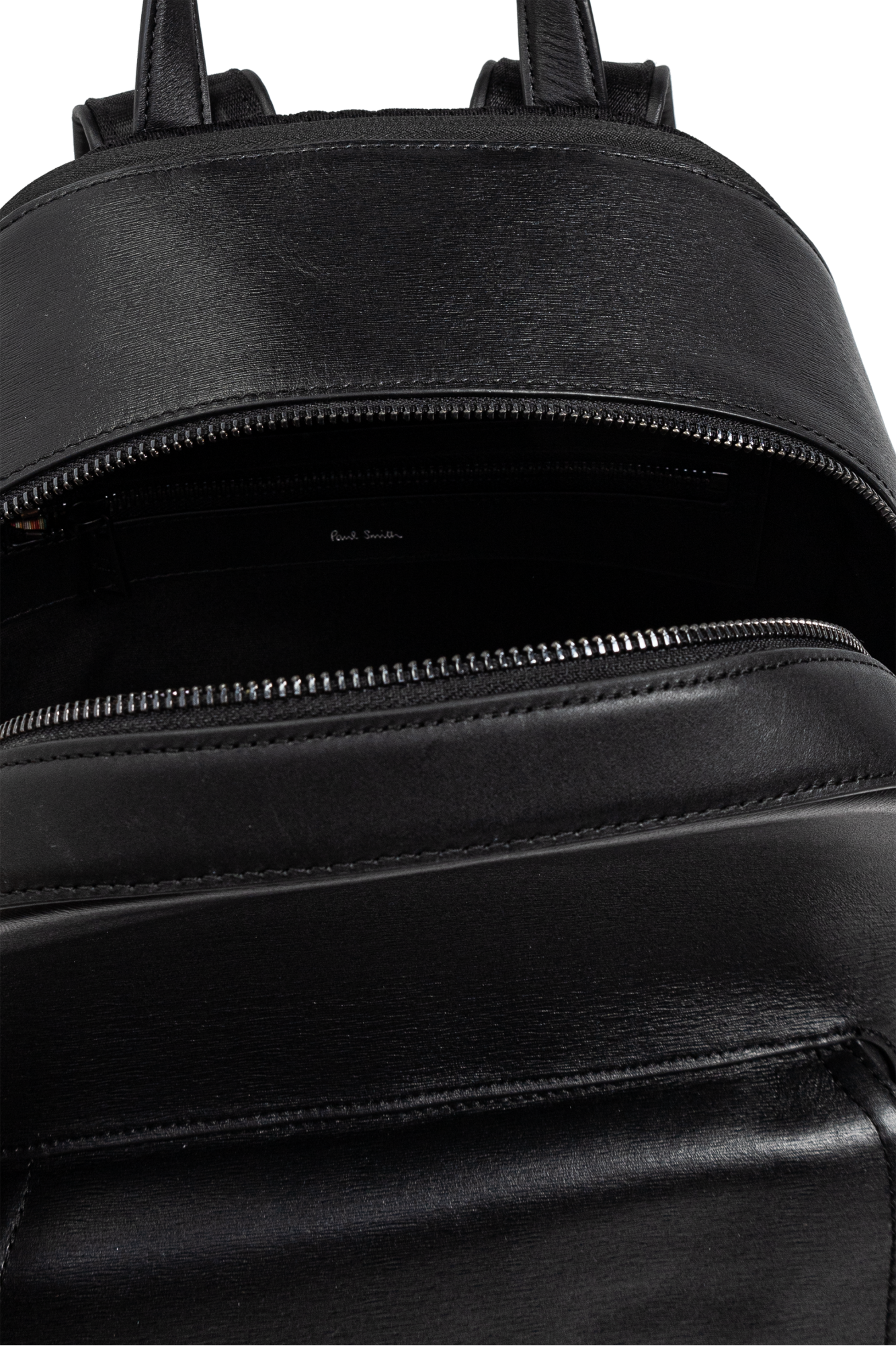 Black Leather backpack with logo Paul Smith - Vitkac AS